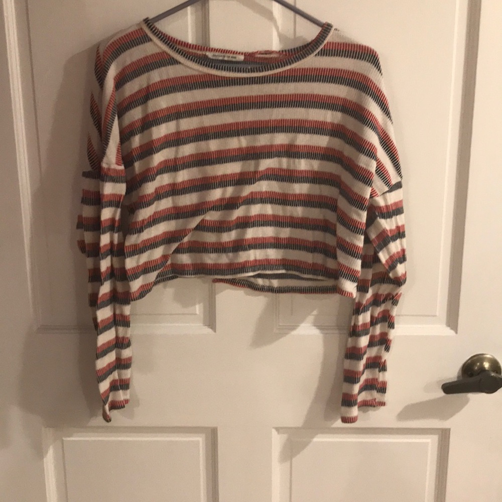 Thin cropped sweater